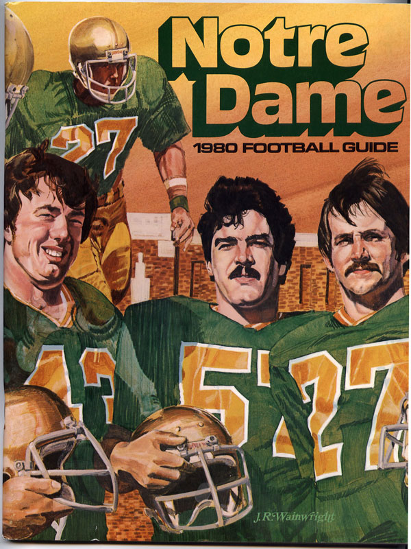 1980 Notre Dame Football Media Guide / Yearbook