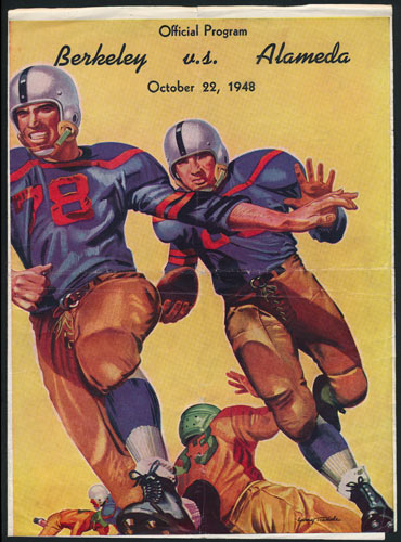 1948 Berkeley vs Alameda High School Football Program