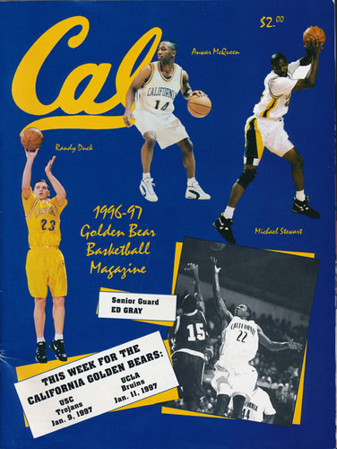 California Golden Bears Basketball 1997 v USC UCLA College Basketball Program