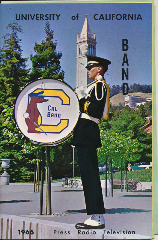 1966 Cal Marching Band v Michigan Media Guide