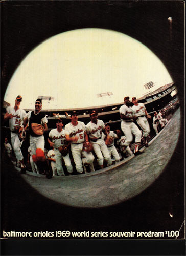 1969 World Series Baltimore Orioles Baseball Program