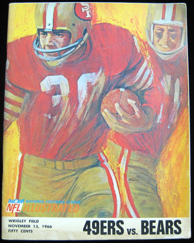 San Francisco 49ers v Chicago Bears Pro Football Program