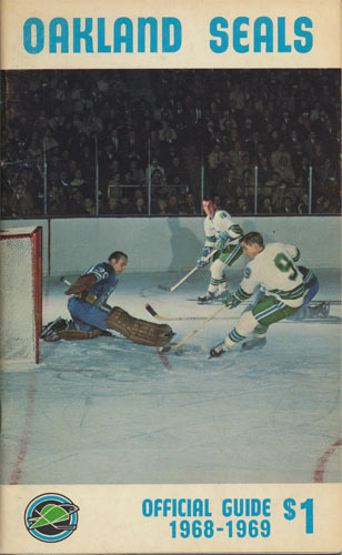 California (Oakland) Seals 1968 - 1969 Media Guide Hockey Media Guide