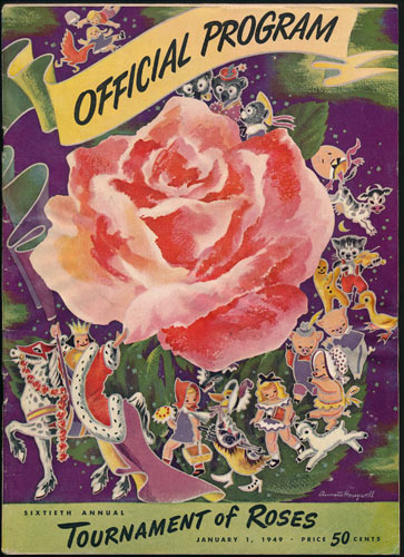 1949 Tournament of Roses Parade College Football Program