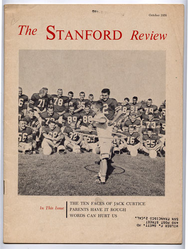 1958 Stanford Alumni Review College Football Program