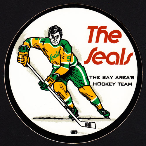 California Seals 1970's The Bay Area's Hockey Team Sticker