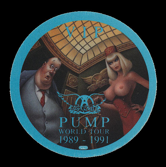 Aerosmith 1989-1991 Pump Tour VIP Backstage Pass