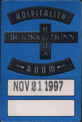 Brooks and Dunn and Reba McEntire Backstage Pass