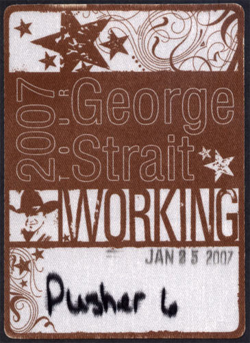 George Strait Backstage Pass