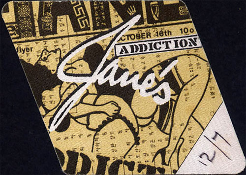 Jane's Addiction Backstage Pass