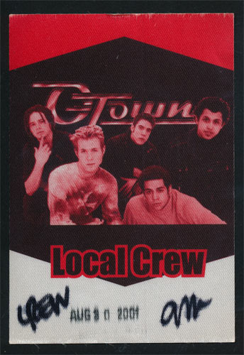 O-Town Local Crew Backstage Pass