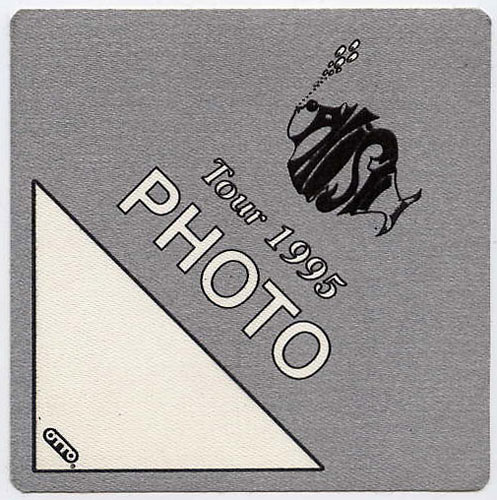 Phish 1995 Grey Photo Backstage Pass