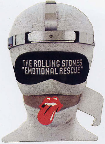 Rolling Stones 1980 Emotional Rescue Promo Sticker