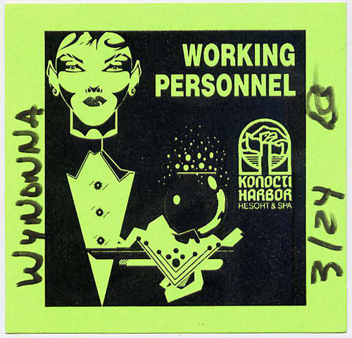 Wynonna Personnel Backstage  Pass