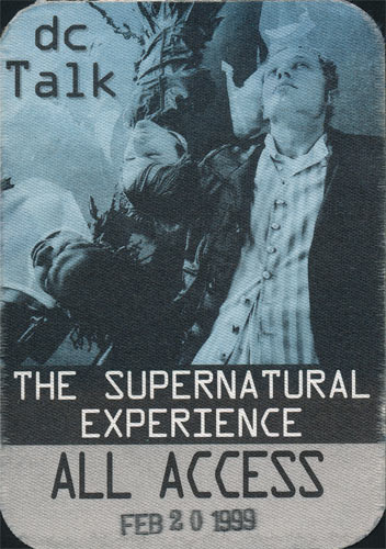 dc Talk The Supernatural Experience All Access Backstage Pass