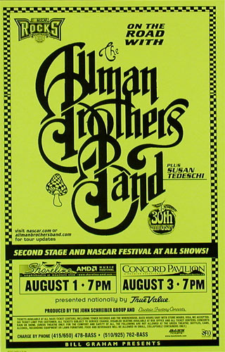 Allman Brothers Band Phone Pole Poster