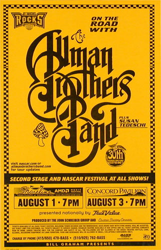 Allman Brothers Band Phone Pole Poster