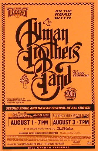 Allman Brothers Band Phone Pole Poster