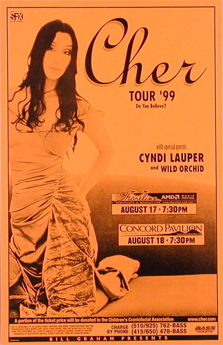 Cher Phone Pole Poster