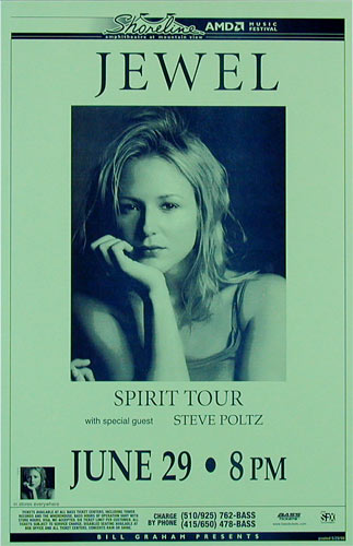 Jewel - Spirit Tour Phone Pole Poster