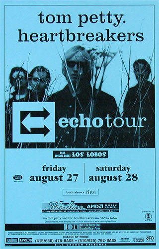 Tom Petty and the Heartbreakers Echo Tour Phone Pole Poster