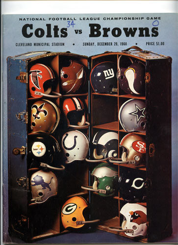 NFL Championship Program 1968 Pro Football Program