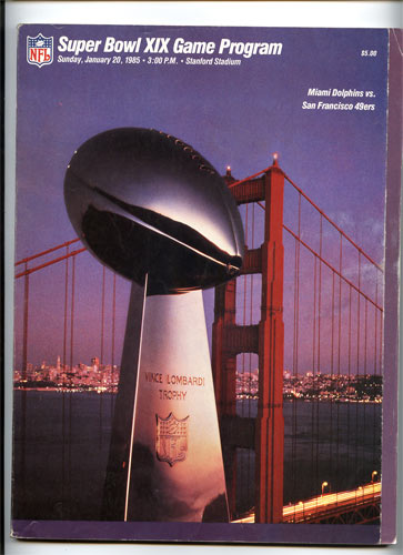 Super Bowl XIX Pro Football Program