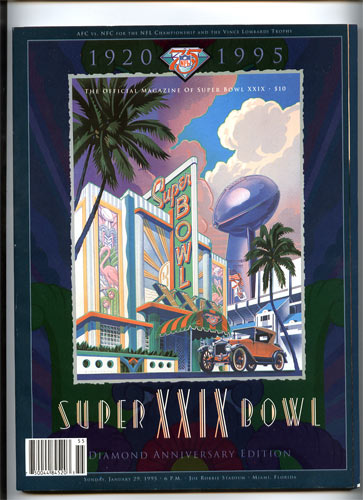 Super Bowl XXIX Pro Football Program