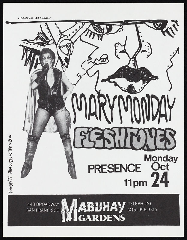 Mary Monday Punk Flyer / Handbill