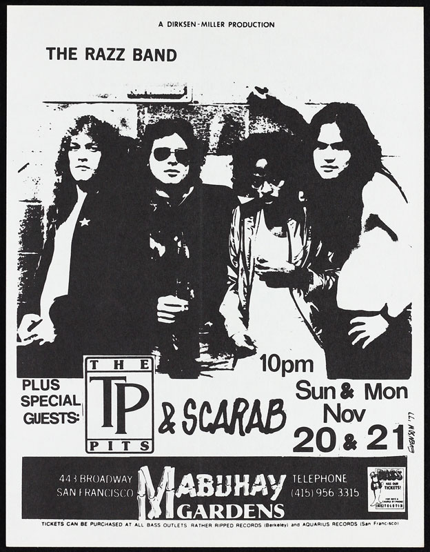 The Razz Band Punk Flyer / Handbill