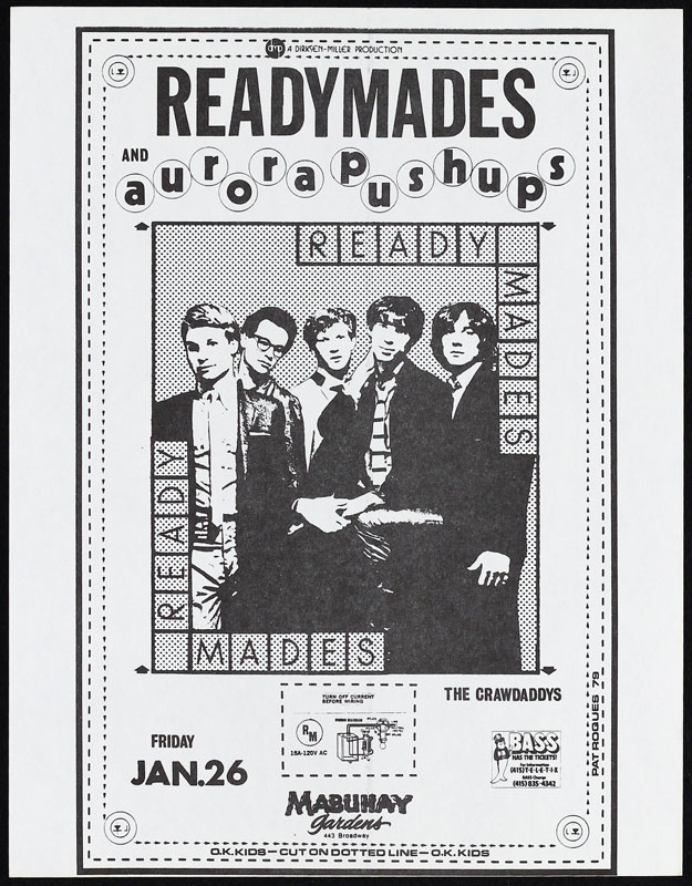 Readymades Punk Flyer / Handbill