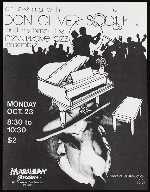 Don Oliver Scott Punk Flyer / Handbill