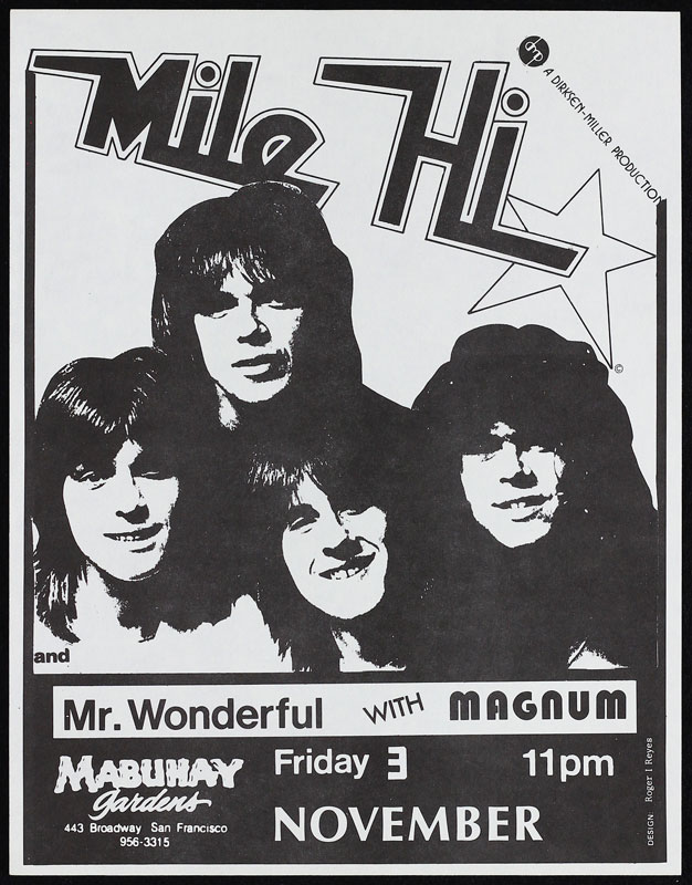 Mile Hi Punk Flyer / Handbill