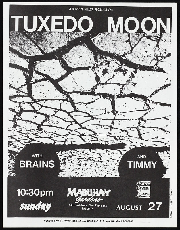 Tuxedo Moon Punk Flyer / Handbill