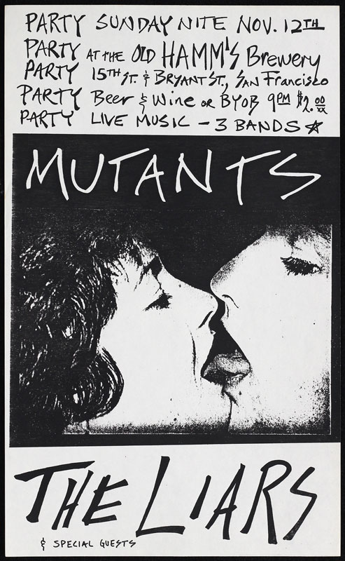 Mutants Punk Flyer / Handbill