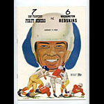 1955 San Francisco 49ers vs Washington Redskins Pro Football Program