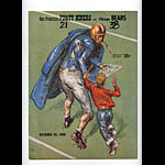 1956 San Francisco 49ers vs Chicago Bears Pro Football Program