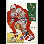 1957 San Francisco 49ers vs Philadelphia Eagles Pro Football Program