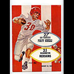 1957 San Francisco 49ers vs Washington Redskins Pro Football Program