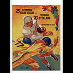 1958 San Francisco 49ers vs Pittsburgh Steelers Pro Football Program