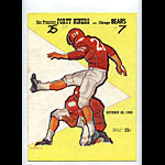 1960 San Francisco 49ers vs Chicago Bears Pro Football Program