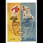 1961 San Francisco 49ers vs Los Angeles Rams Pro Football Program