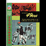 1963 San Francisco 49ers vs Dallas Cowboys Pro Football Program