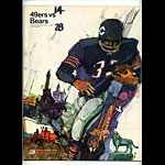 1967 San Francisco 49ers vs Chicago Bears Pro Football Program