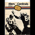 1969 San Francisco 49ers vs St Louis Cardinals Pro Football Program