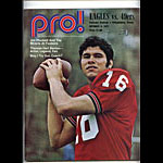 1971 Philadelphia Eagles vs San Francisco 49ers Pro Football Program
