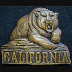 UC Berkeley Cal Bears Grizzly Bear Plaque