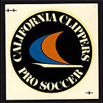 Oakland California Clippers RARE Original 1967 Pro Soccer Decal vintage NASL Decal