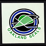 Oakland Seals 1968 Hale Window Sign (Decal) Decal