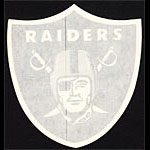 Oakland Raiders KRLA Talk Radio Promo NFL Football Window Sticker